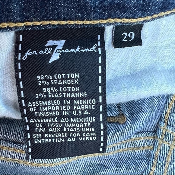 7 For All Mankind Skinny Jeans Size 29 Women’s - Picture 2 of 6